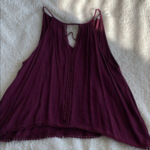 Purple tank top